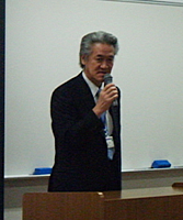 前川医学部長による講演